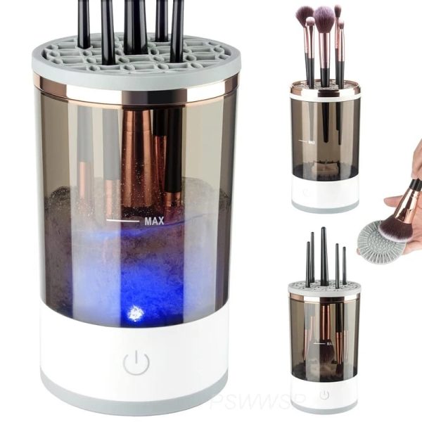 3-in-1 Electric Makeup Brush Cleaner & Dryer – Automatic Cleaning Machin